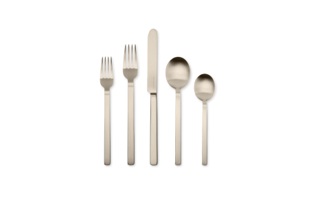 005 - Cutlery set 5pcs Stile Champagne Ice