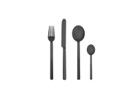 004 - 4 Cutlery set 4pcs Stile Oro Nero